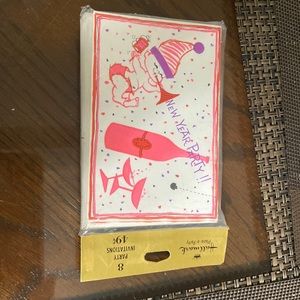 Vintage Hallmark New Years party invitations